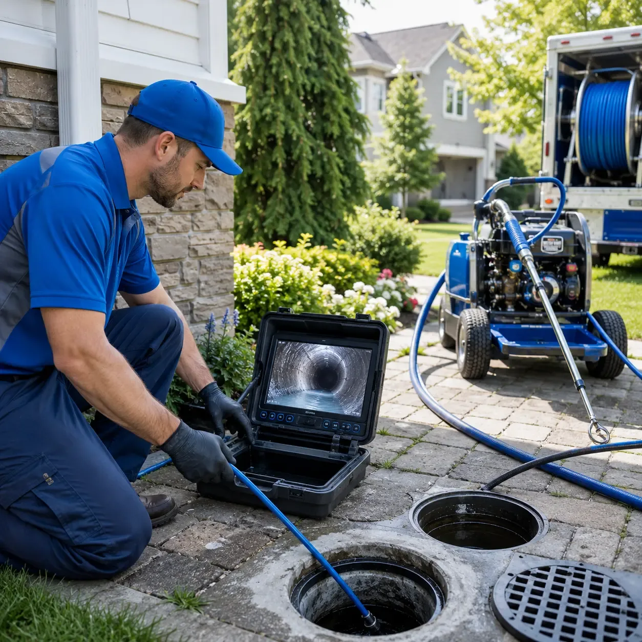 Outdoor drain cleaning professionals serving Alexandria Bay, NY